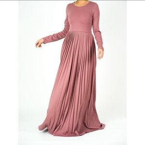 Beautiful pleated Modest dress
